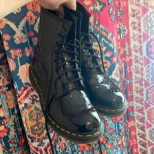 Dr. Martens Black Combat Boots